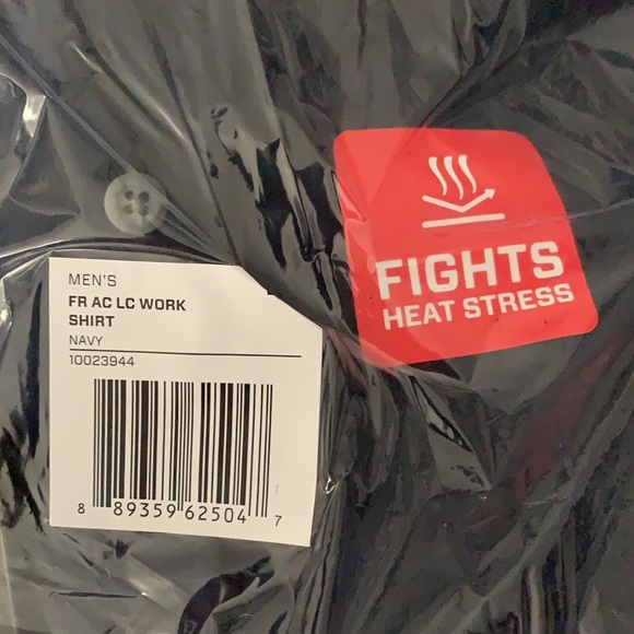 Men’s FR button up work shirt - Picture 2 of 2